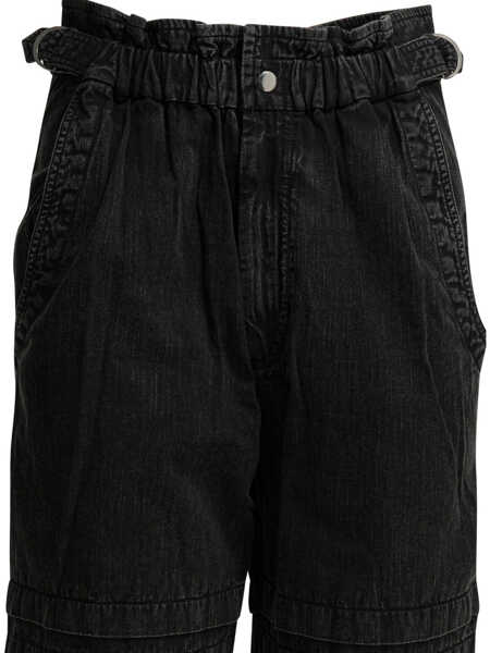 Pantaloni casual ISABEL MARANT ETOILE Mellya Pants Black Femei (BM 19713144) 3