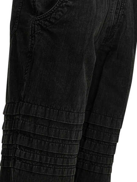 Pantaloni casual ISABEL MARANT ETOILE Mellya Pants Black Femei (BM 19713144) 4