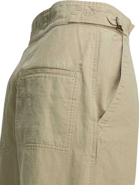 Pantaloni casual ISABEL MARANT ETOILE Neriah Pants Beige Femei (BM 19713150) 4