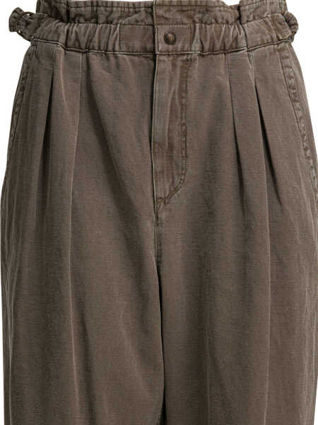 Pantaloni casual ISABEL MARANT ETOILE Neriah Pants Brown Femei (BM 19713153) 3