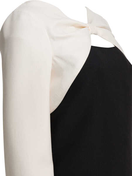 Rochii elegante Valentino Garavani Crepe couture dress Black Femei (BM 19713168) 4