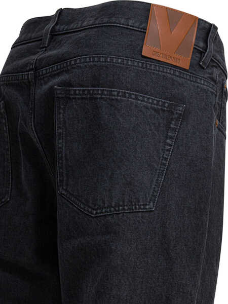 Blugi drepti Valentino Garavani Valentino Jeans Black Barbati (BM 19713174) 4