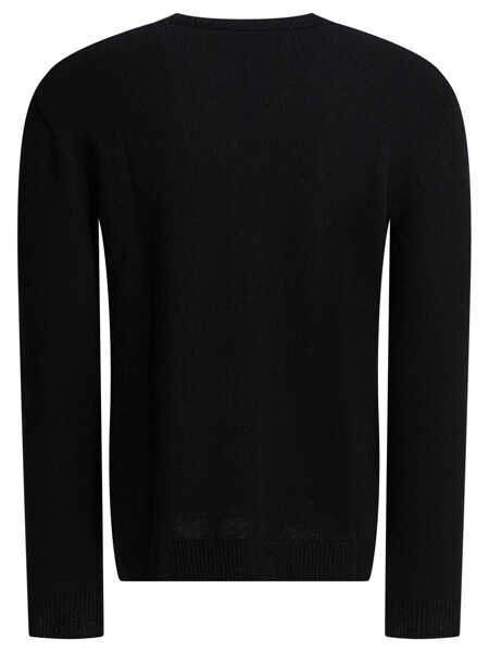 Pulovere Valentino Garavani Wool sweater with inlaid V Black Barbati (BM 19713177) 2