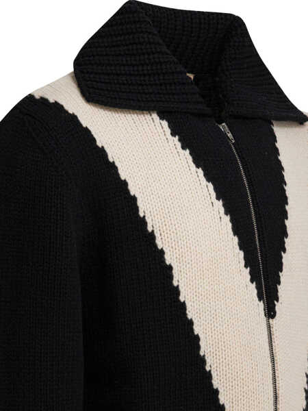 Cardigane Valentino Garavani Cardigan with inlaid V Black Barbati (BM 19713180) 4