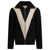 Valentino Garavani Cardigan with inlaid V Black