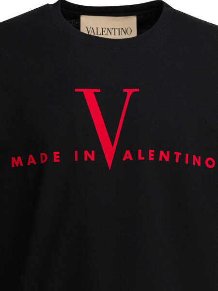 Tricouri Valentino Garavani Made in Valentino T-shirt Black Barbati (BM 19713183) 3