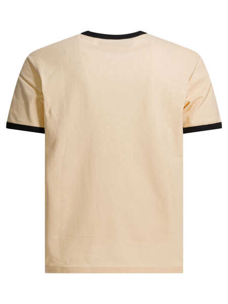 Tricouri Valentino Garavani Panther T-shirt Beige Barbati (BM 19713189) 2