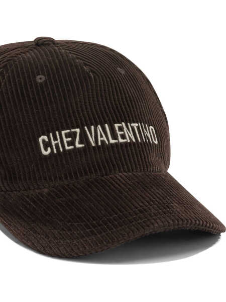 Sepci Valentino Garavani Chez Valentino baseball cap Brown Barbati (BM 19713213) 4