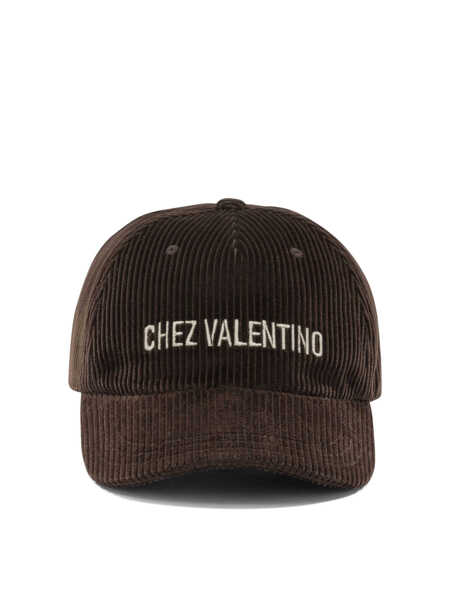 Sepci Valentino Garavani Chez Valentino baseball cap Brown Barbati (BM 19713213) 1
