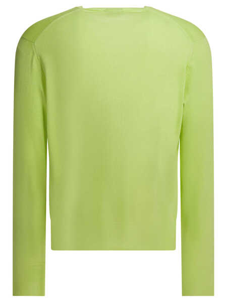 Pulovere Tom Ford Cotton crewneck sweater Green Barbati (BM 19713282) 2