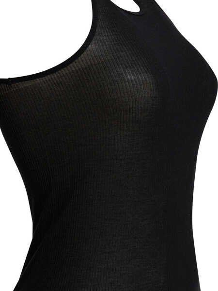 Rochii elegante Rick Owens Silk blend sleeveless dress Black Femei (BM 19713315) 4