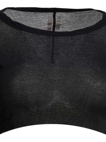 Bluze Rick Owens Long-sleeved crop top Black Femei (BM 19713342) 3