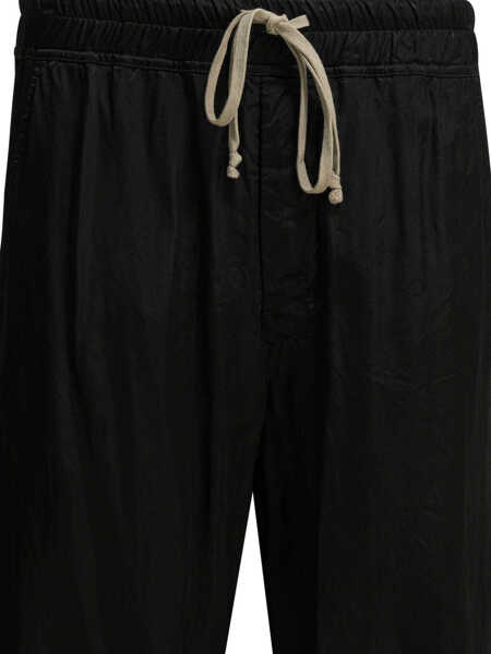Pantaloni casual Rick Owens Dietrich Drawstring Pants Black Femei (BM 19713345) 3