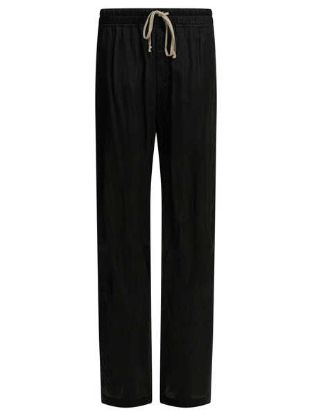 Pantaloni casual Rick Owens Dietrich Drawstring Pants Black Femei (BM 19713345) 1