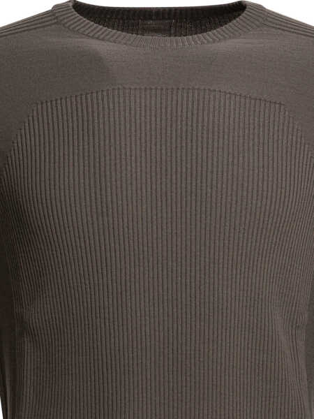 Pulovere Rick Owens Virgin wool crewneck sweater Grey Barbati (BM 19713360) 3