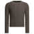 Rick Owens Virgin wool crewneck sweater Grey