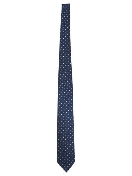 Cravate Tom Ford Polka dot silk ties Blue Barbati (BM 19713405) 1