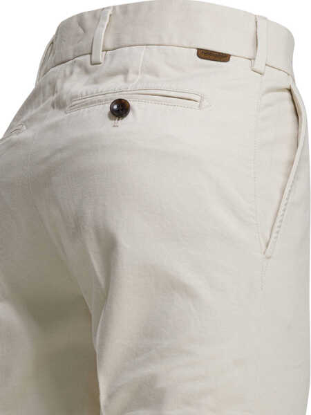 Pantaloni casual Tom Ford Japanese cotton chino pants White Barbati (BM 19713408) 4
