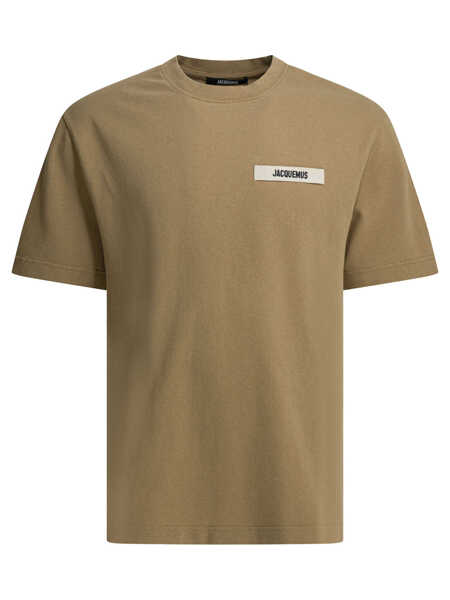 Tricouri JACQUEMUS Gros Grain T-shirt Beige Barbati (BM 19713429) 1