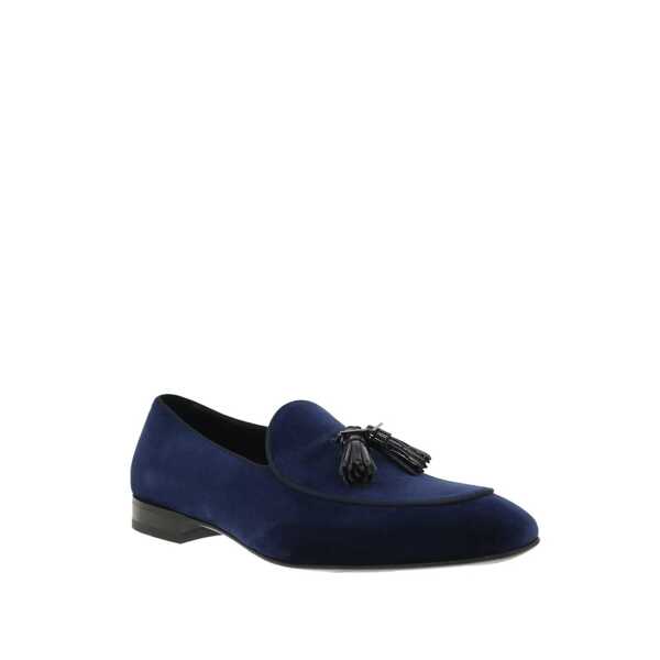 Mocasini Salvatore Ferragamo Salvatore Ferragamo Donovan Loafers Blue Barbati (BM 19713441) 2