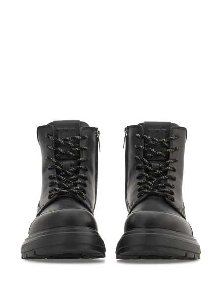 Bocanci casual Salvatore Ferragamo Salvatore Ferragamo Lace-Up Boots Black Barbati (BM 19713453) 4
