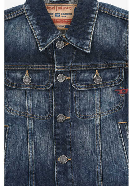 Geci de blugi Diesel Denim Jbarcy-J-S Jacket With Double Breast Pocket Blue Baieti (BM 19713488) 2