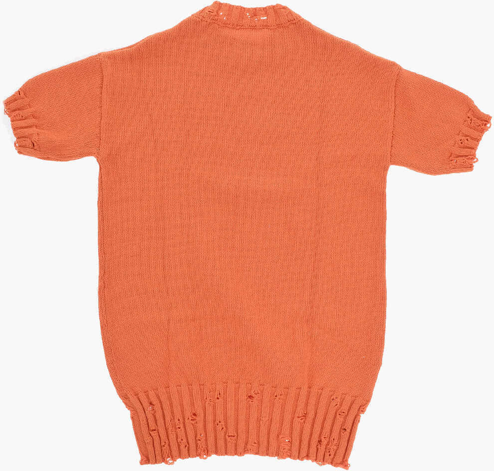 Rochii Marni Vintage Effect Lightweight Cotton Dress Orange Fete (BM 19713515) 3