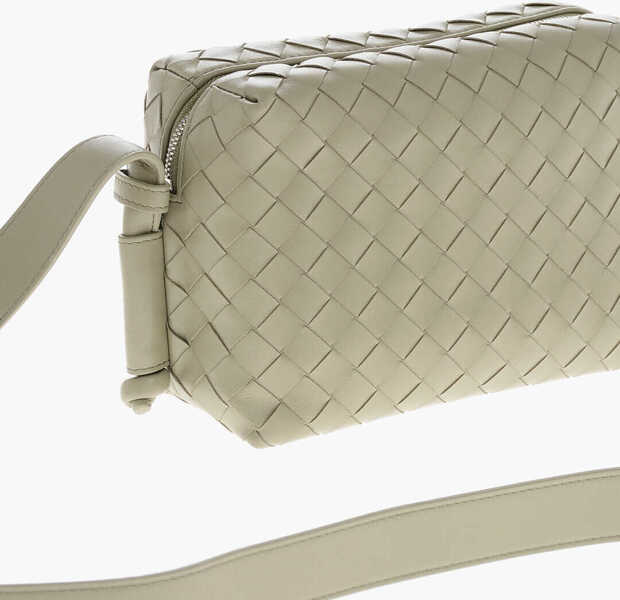 Genti de mana Bottega Veneta Braided Leather Shoulder Bag Green Barbati (BM 19713518) 2