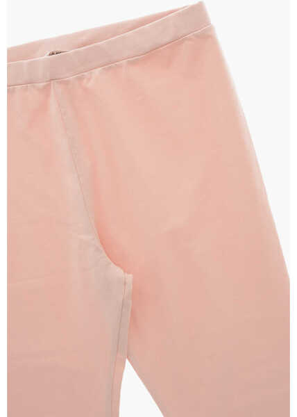 Colanti N21 Kids Stretch Cotton Leggings With Printed Logo Pink Fete (BM 19713521) 2