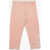 N&deg;21 Kids Stretch Cotton Leggings With Printed Logo Pink