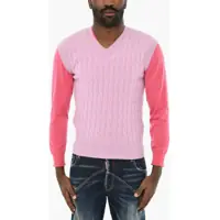 Pulovere Two-Tone Wool Sweater Barbati