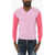DSQUARED2 Two-Tone Wool Sweater Pink