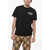 DSQUARED2 Solid Color Crew-Neck T-Shirt With Contrasting Logo Black