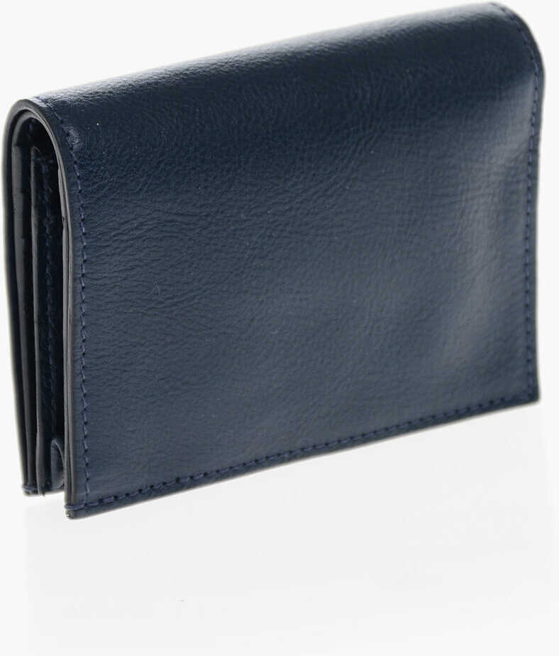 Portofele IL BISONTE Textured Leather Wallet With Zip Black Femei (BM 19713539) 2