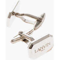 Butoni Lanvin pentru Barbati - Butoni Lanvin Silver Finished Logoed Cufflinks Silver Barbati (BM 19713545) - B-mall.ro