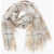 Burberry Check Cashmere Scarf With Fringes Beige