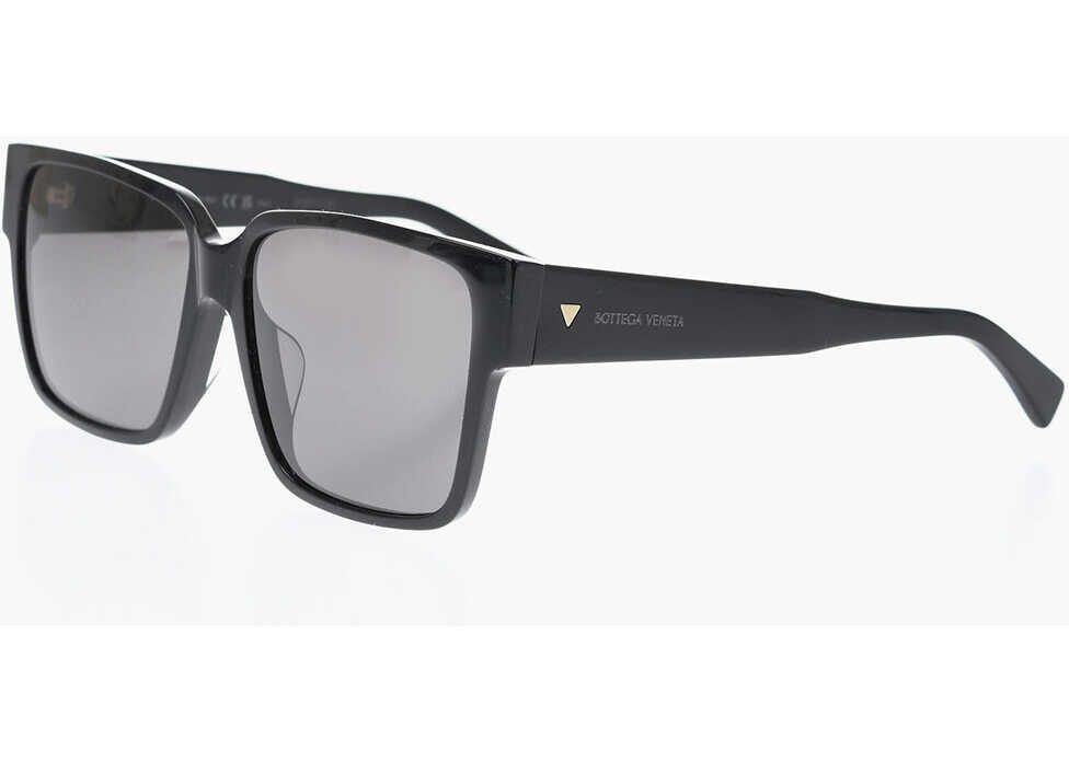 Ochelari de soare Bottega Veneta Oversized Rectangular Sunglasses Black Femei (BM 19713572) 2