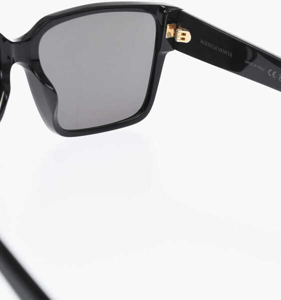 Ochelari de soare Bottega Veneta Oversized Rectangular Sunglasses Black Femei (BM 19713572) 3