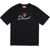 Diesel Crew Neck Wash T-Shirt With Embroidered Logo Black