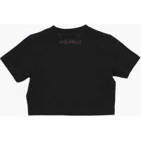 Tricouri DSQUARED2 pentru Baieti - Tricouri DSQUARED2 Crew-Neck T-Shirt With Front Print Black Baieti (BM 19713677) - B-mall.ro