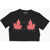 DSQUARED2 Crew-Neck T-Shirt With Front Print Black