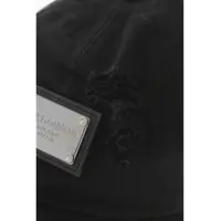 Sepci Dolce & Gabbana pentru Barbati - Sepci Dolce & Gabbana Canvas Baseball Cap With Metal Plate Black Barbati (BM 19713692) - B-mall.ro