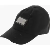 Sepci Canvas Baseball Cap With Metal Plate Barbati