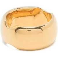 Inele Gold Finished Maxi Band 2-Finger Ring Barbati