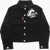 DSQUARED2 Denim Wave Jacket With Patch Pockets Black