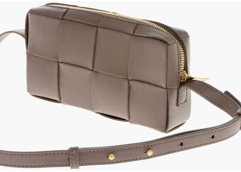 Genti de umar Bottega Veneta Braided Leather Shoulder Bag Brown Femei (BM 19713710) 2