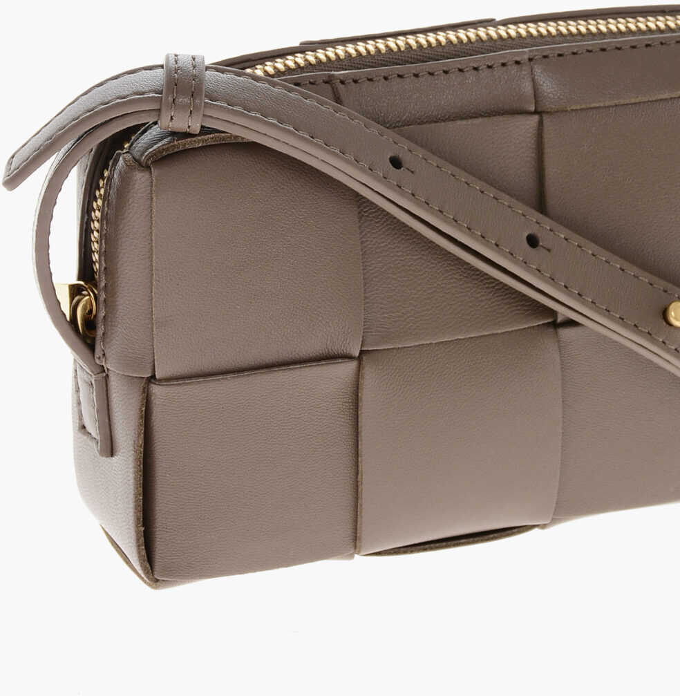 Genti de umar Bottega Veneta Braided Leather Shoulder Bag Brown Femei (BM 19713710) 3