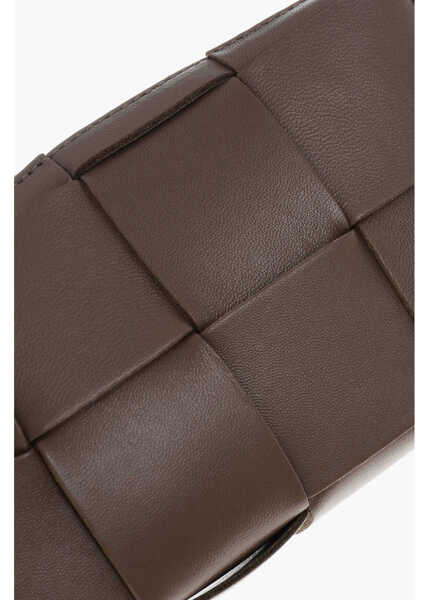 Genti de umar Bottega Veneta Braided Leather Shoulder Bag Brown Femei (BM 19713710) 4