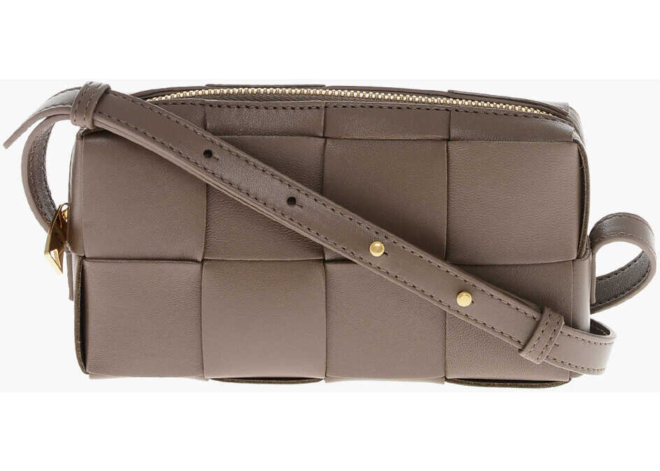 Genti de umar Bottega Veneta Braided Leather Shoulder Bag Brown Femei (BM 19713710) 1