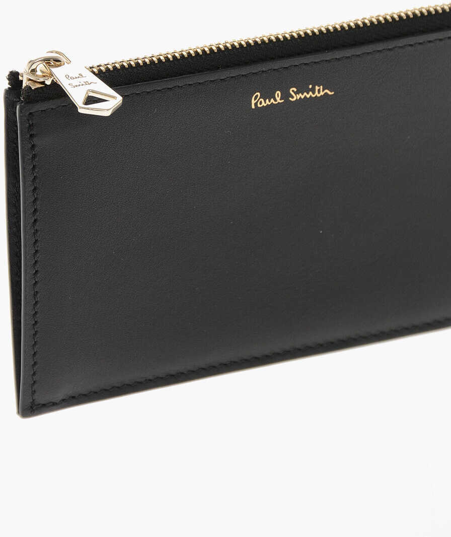 Portofele Paul Smith Leather Card Holder With Bayadere Detail Multicolor Barbati (BM 19713713) 3